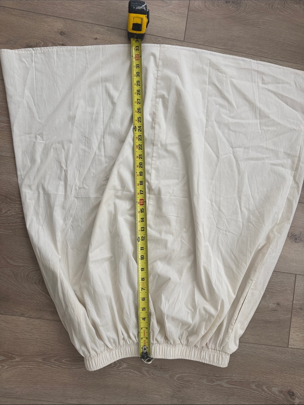 NWT Max Studio Cream Midi Gathered A-Line Skirt with Elastic Waist - Picture 5 of 8